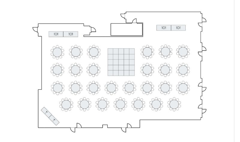 Meeting Room Capacity at The George Hotel in College Station, Texas